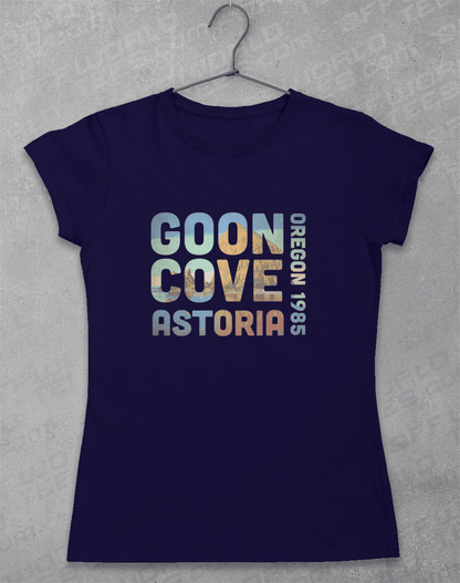 Goon Cove 1985 Women's T-Shirt 8-10 / Navy  - Off World Tees