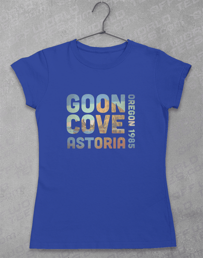 Goon Cove 1985 Women's T-Shirt 8-10 / Royal  - Off World Tees