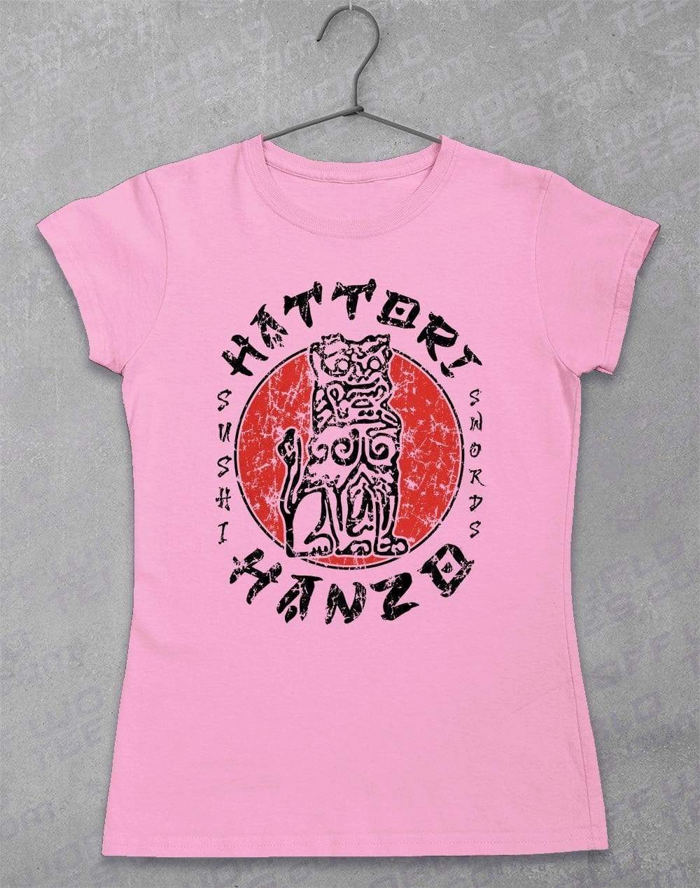 Hattori Hanzo Women's T-Shirt 8-10 / Light Pink  - Off World Tees