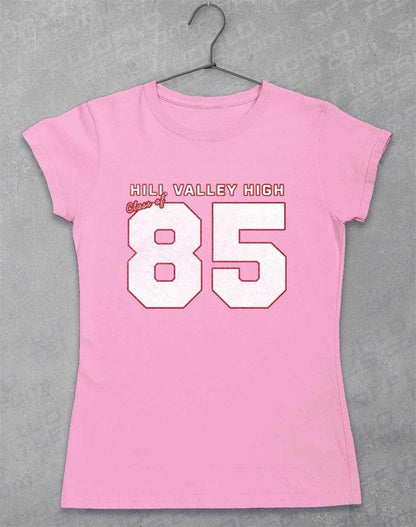 Hill Valley High 85 Women's T-Shirt 8-10 / Light Pink  - Off World Tees