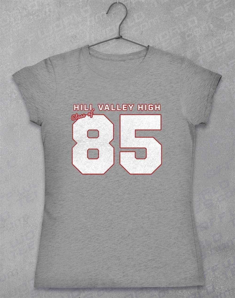 Hill Valley High 85 Women's T-Shirt 8-10 / Sport Grey  - Off World Tees