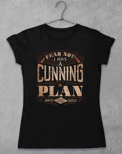I Have a Cunning Plan Women's T-Shirt 8-10 / Black  - Off World Tees