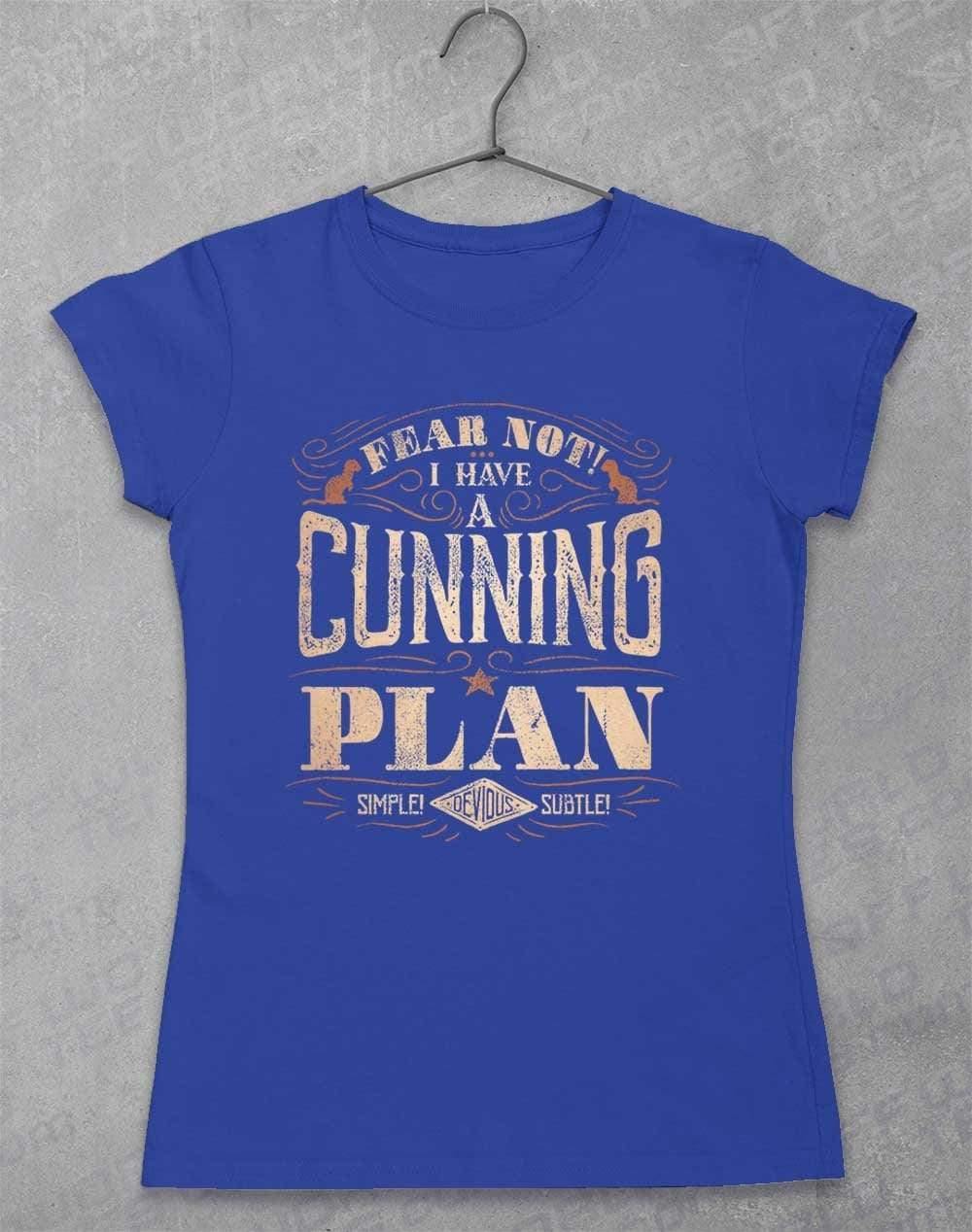 I Have a Cunning Plan Women's T-Shirt 8-10 / Royal  - Off World Tees