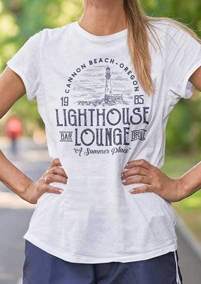 Lighthouse Lounge 1985 Women's T-Shirt  - Off World Tees