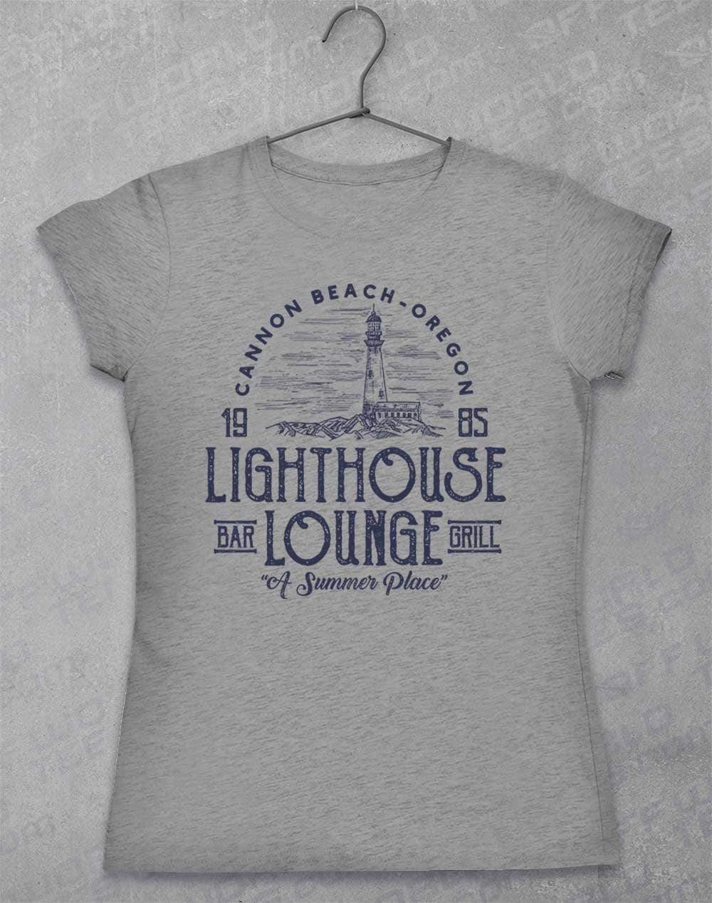 Lighthouse Lounge 1985 Women's T-Shirt 8-10 / Sport Grey  - Off World Tees