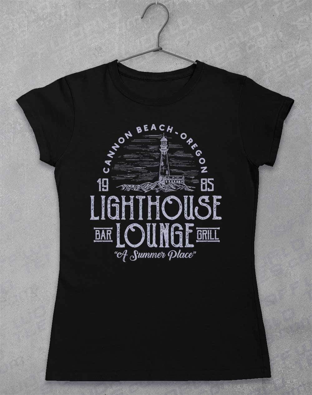 Lightouse Lounge 1985 Women's T-Shirt 8-10 / Black  - Off World Tees