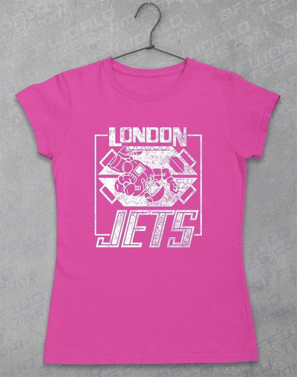 London Jets - Women's T-Shirt 8-10 / Azalea  - Off World Tees