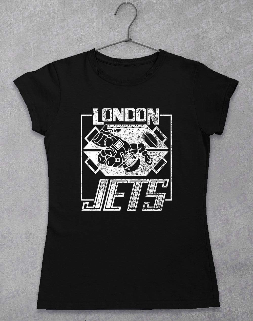 London Jets - Women's T-Shirt 8-10 / Black  - Off World Tees
