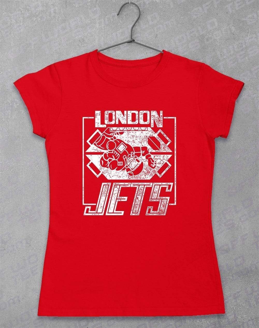 London Jets - Women's T-Shirt 8-10 / Red  - Off World Tees