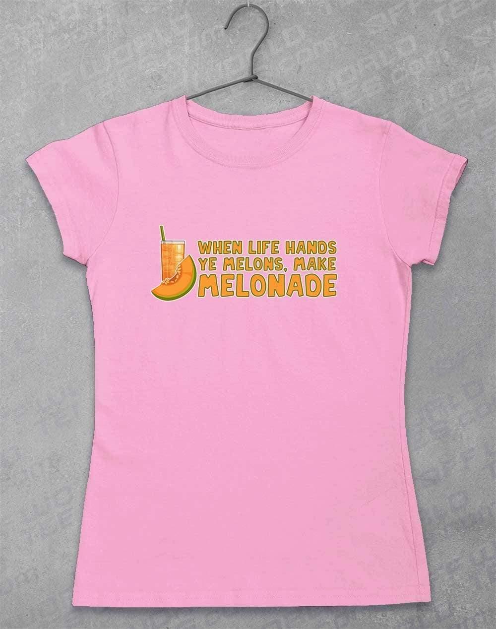Make Melonade Womens T-Shirt 8-10 / Light Pink  - Off World Tees