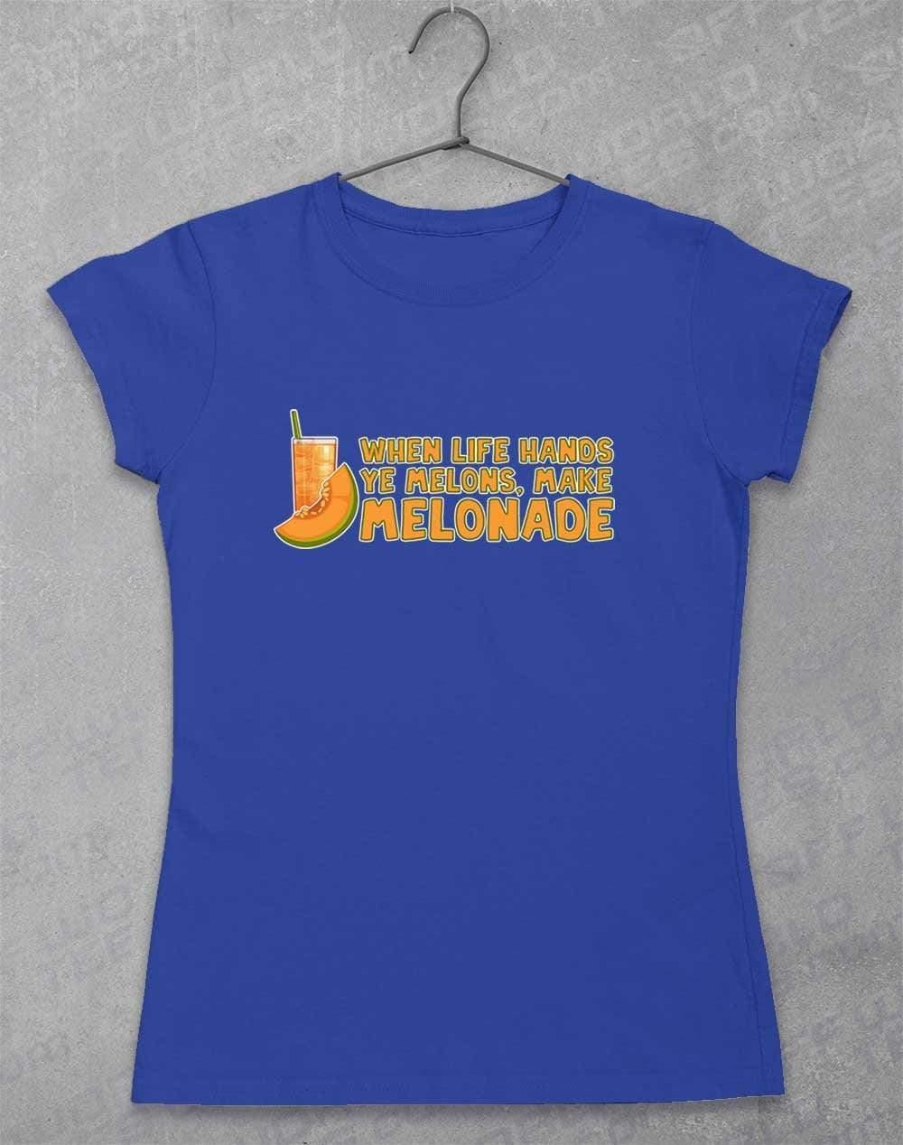 Make Melonade Womens T-Shirt 8-10 / Royal  - Off World Tees