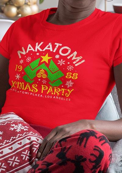 Nakatomi Xmas Party Women's T-Shirt  - Off World Tees