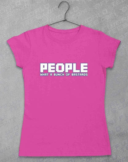 People = Bastards Women's T-Shirt 8-10 / Azalea  - Off World Tees