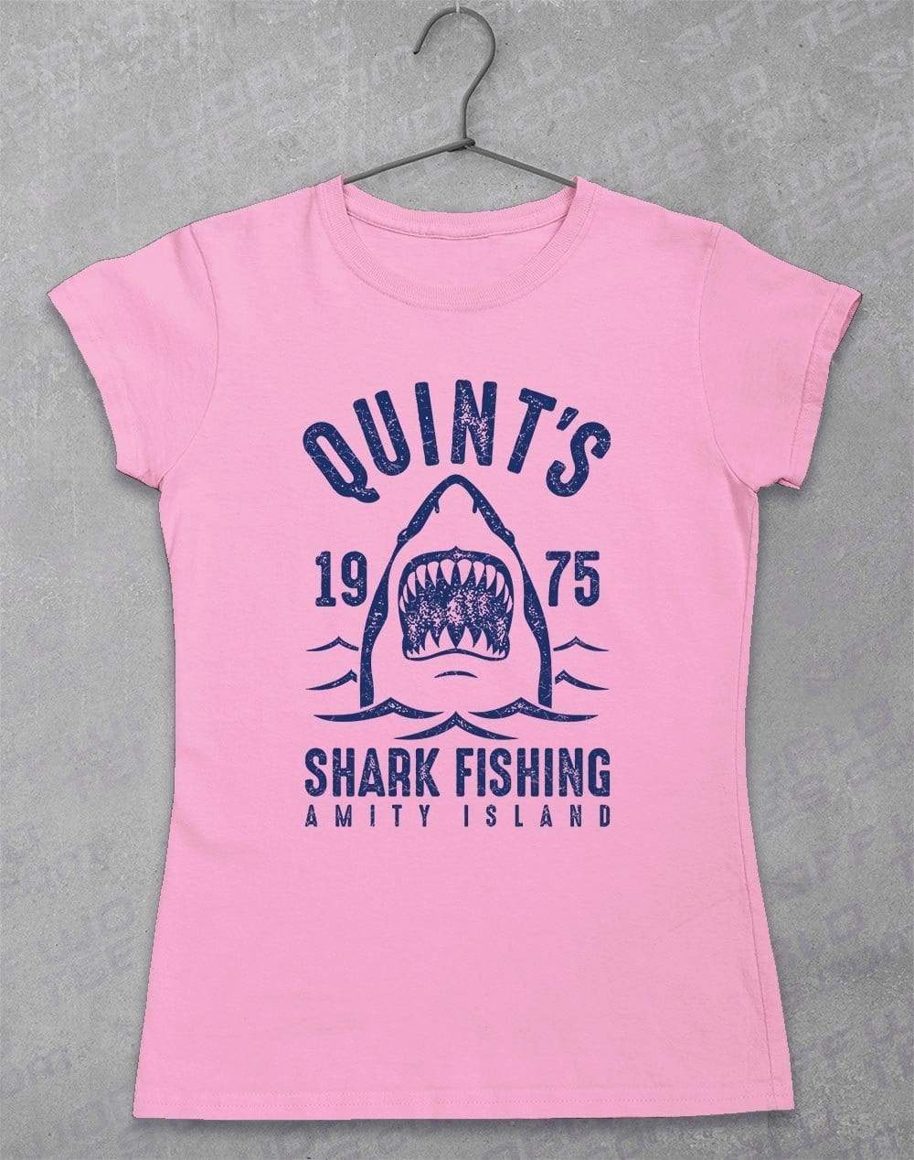 Quint's Fishing Women's T-Shirt 8-10 / Light Pink  - Off World Tees