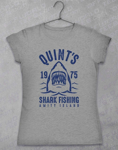 Quint's Fishing Women's T-Shirt 8-10 / Sport Grey  - Off World Tees