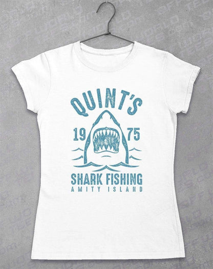 Quint's Fishing Women's T-Shirt 8-10 / White  - Off World Tees