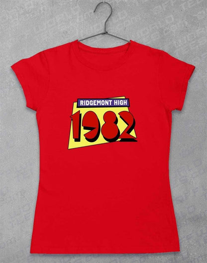 Ridgemont High 1982 Women's T-Shirt 8-10 / Red  - Off World Tees