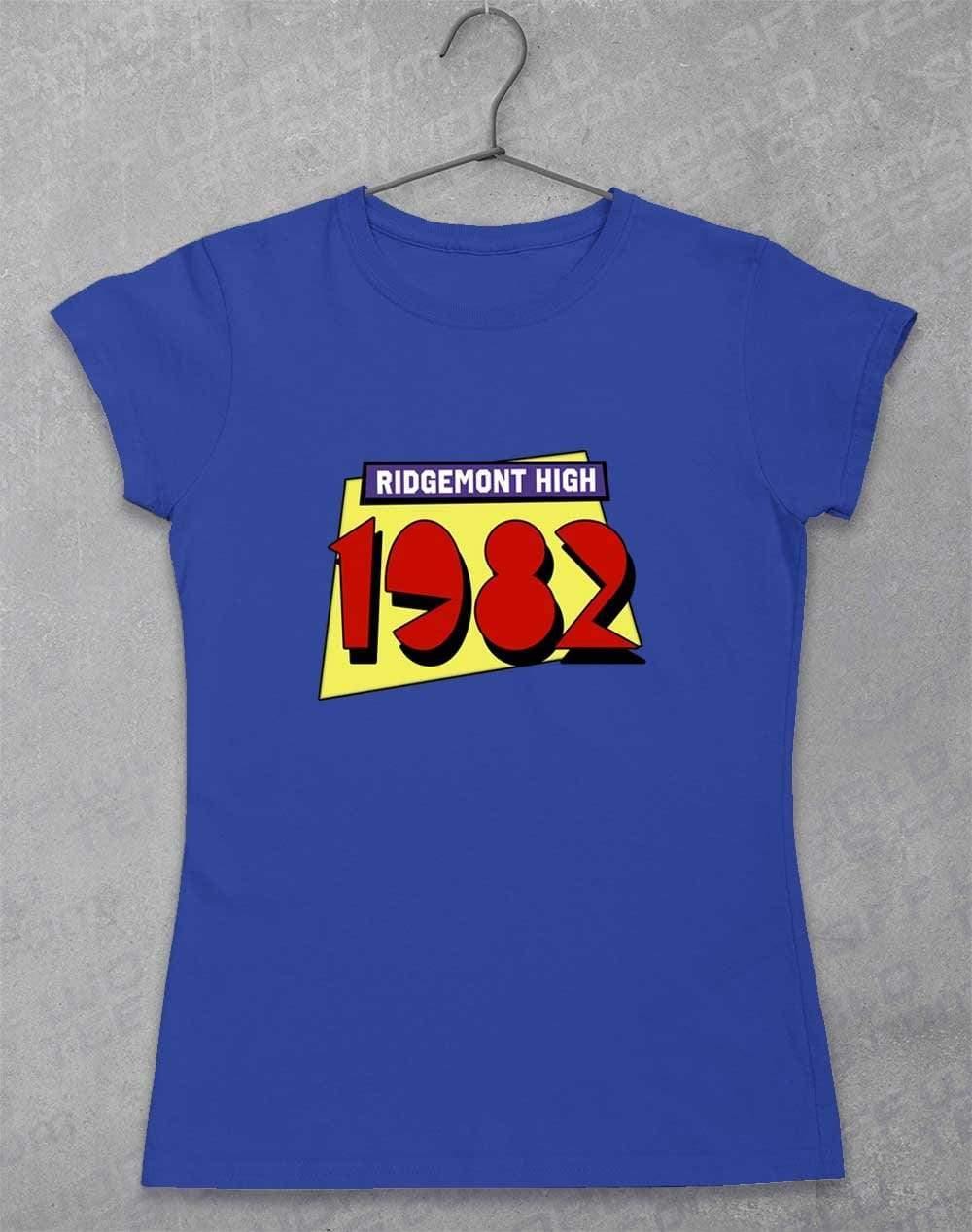 Ridgemont High 1982 Women's T-Shirt 8-10 / Royal  - Off World Tees