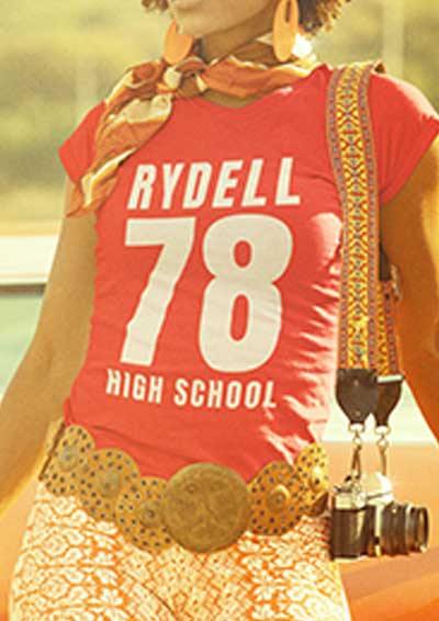 Rydell High 78 Women's T-Shirt  - Off World Tees