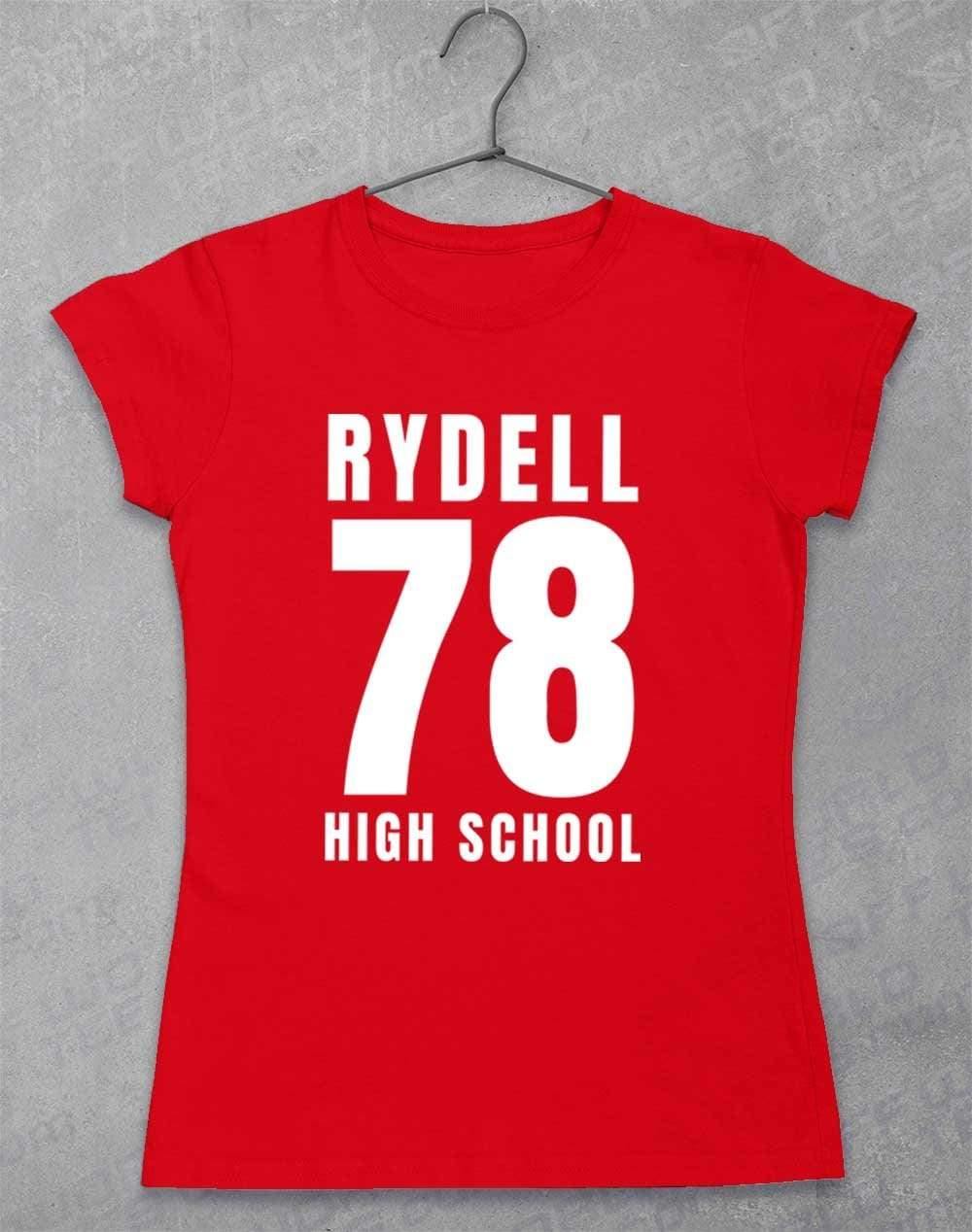 Rydell High 78 Women's T-Shirt 8-10 / Red  - Off World Tees