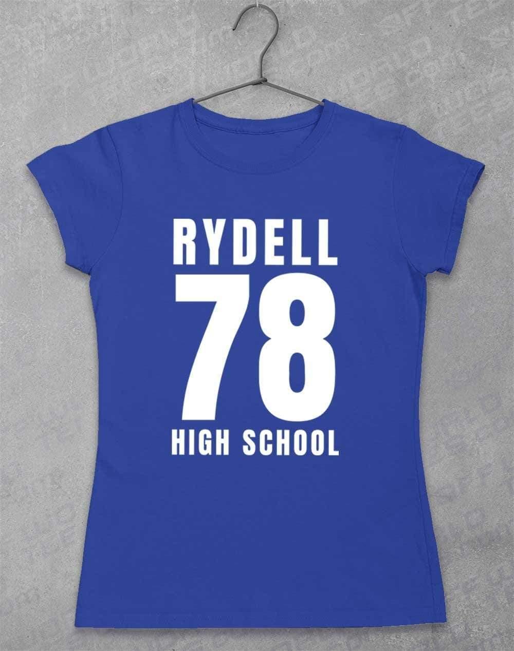 Rydell High 78 Women's T-Shirt 8-10 / Royal  - Off World Tees