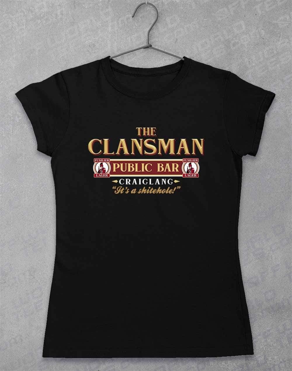 The Clansman Craiglang Womens T-Shirt 8-10 / Black  - Off World Tees