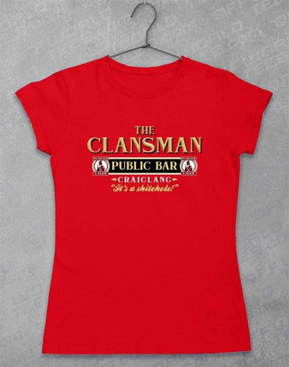 The Clansman Craiglang Womens T-Shirt 8-10 / Red  - Off World Tees