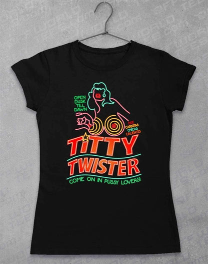Titty Twister Women's T-Shirt 8-10 / Black  - Off World Tees