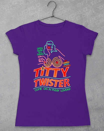 Titty Twister Women's T-Shirt 8-10 / Lilac  - Off World Tees