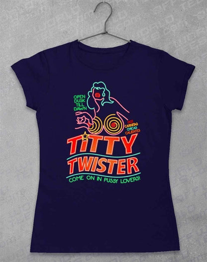 Titty Twister Women's T-Shirt 8-10 / Navy  - Off World Tees
