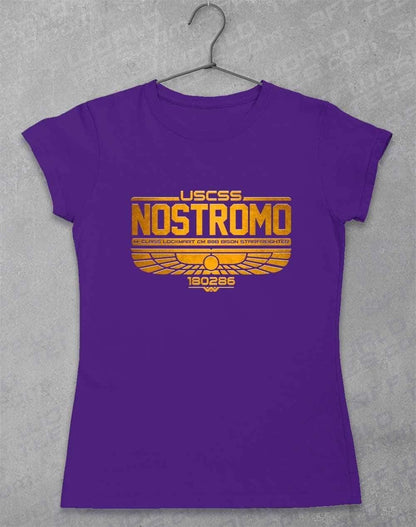USCSS Nostromo Womens T-Shirt 8-10 / Lilac  - Off World Tees