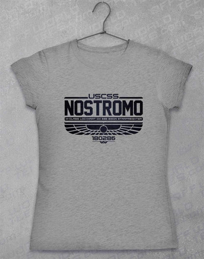 USCSS Nostromo Womens T-Shirt 8-10 / Sport Grey  - Off World Tees