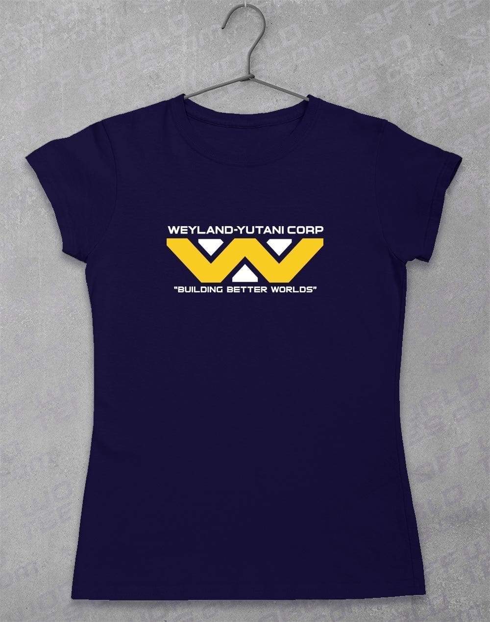 Weyland Yutani Women's T-Shirt 8-10 / Navy  - Off World Tees