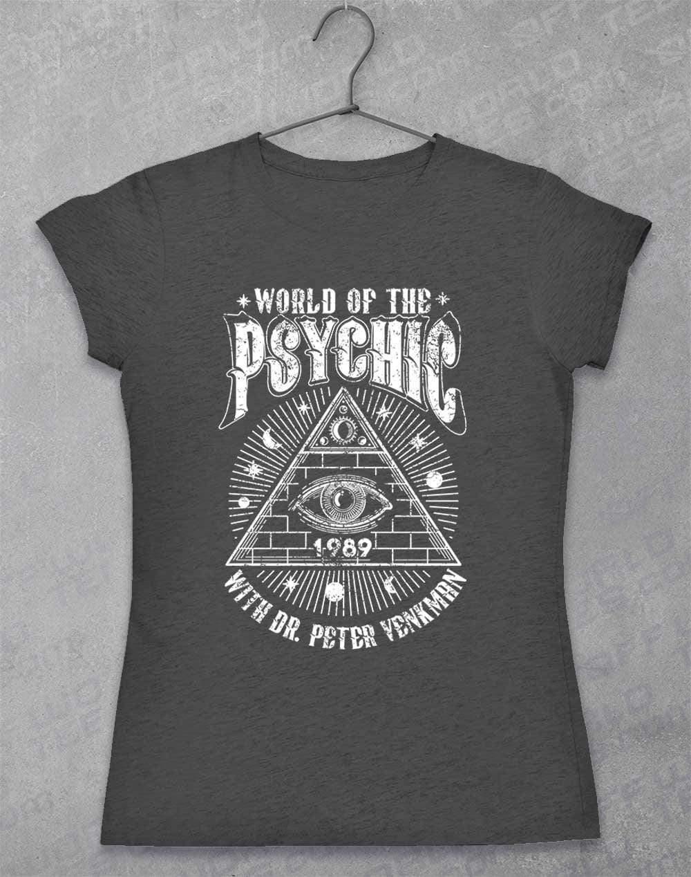 World of the Psychic Women's T-Shirt 8-10 / Dark Heather  - Off World Tees