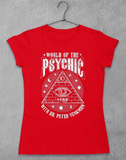 World of the Psychic Women's T-Shirt 8-10 / Red  - Off World Tees