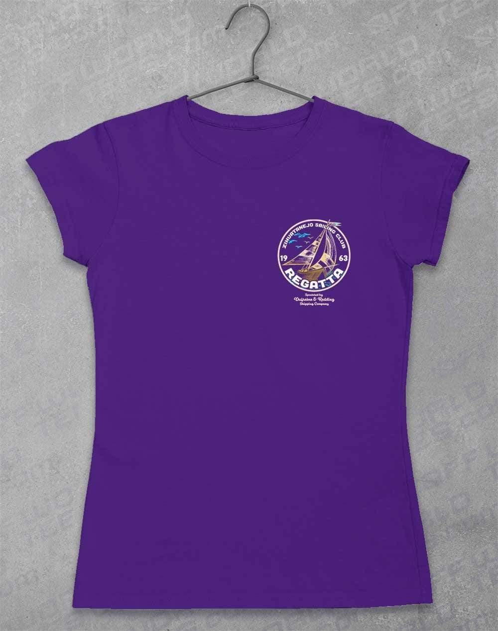 Zihuatanejo Sailing Regatta 1963 Womens T-Shirt 8-10 / Lilac  - Off World Tees
