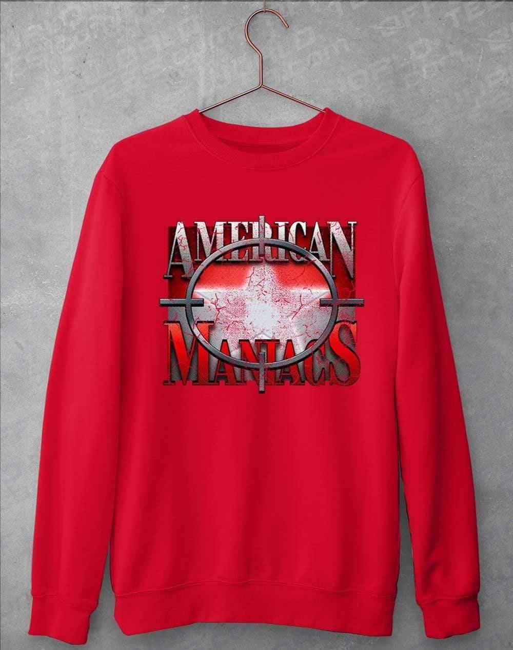 American Maniacs - Sweatshirt S / Fire Red  - Off World Tees