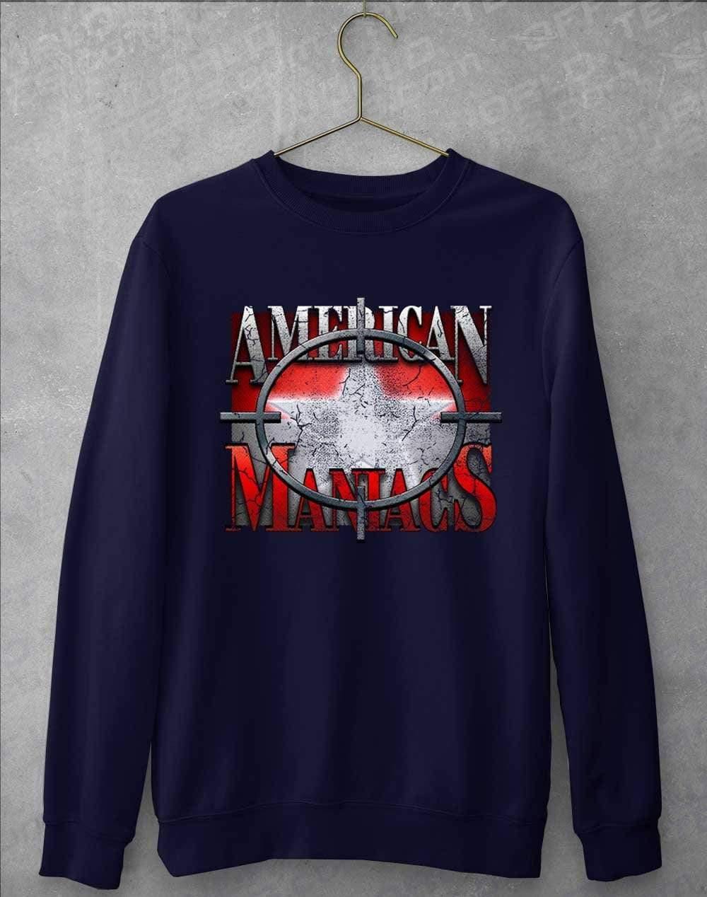 American Maniacs - Sweatshirt S / Oxford Navy  - Off World Tees