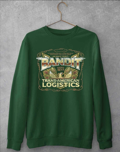 Bandit Logistics 1977 Sweatshirt S / Bottle Green  - Off World Tees