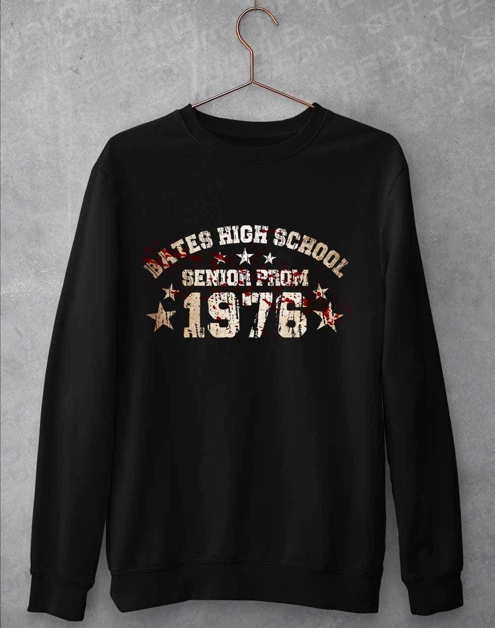 Bates High School Prom 1976 Sweatshirt S / Jet Black  - Off World Tees