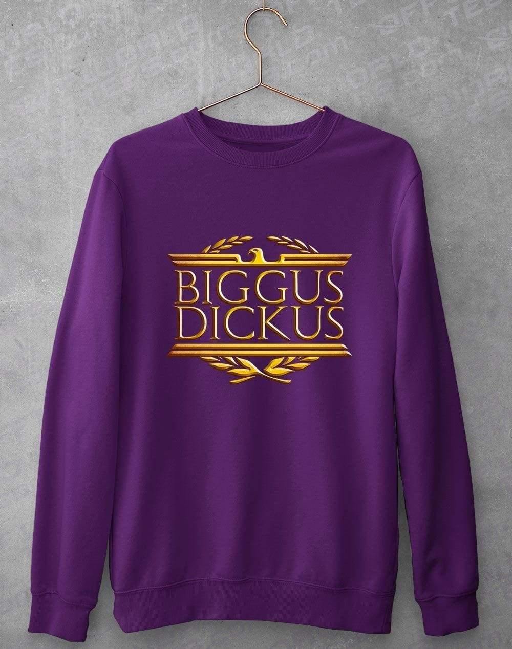 Biggus Dickus Sweatshirt S / Purple  - Off World Tees