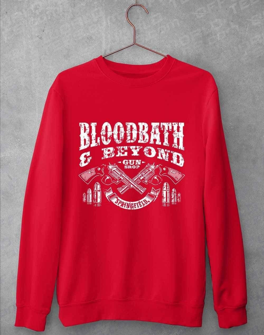 Bloodbath and Beyond Sweatshirt S / Fire Red  - Off World Tees