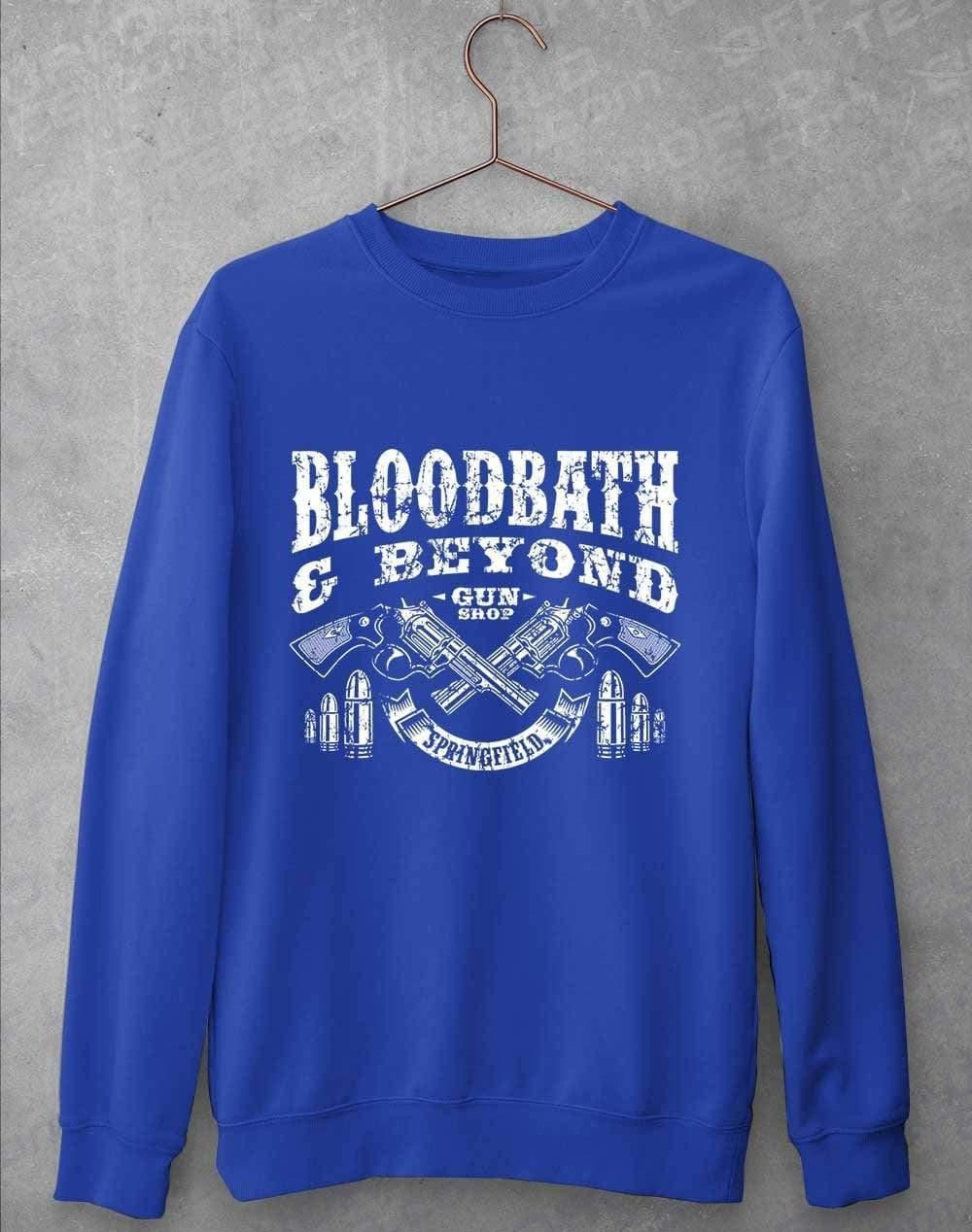 Bloodbath and Beyond Sweatshirt S / Royal Blue  - Off World Tees