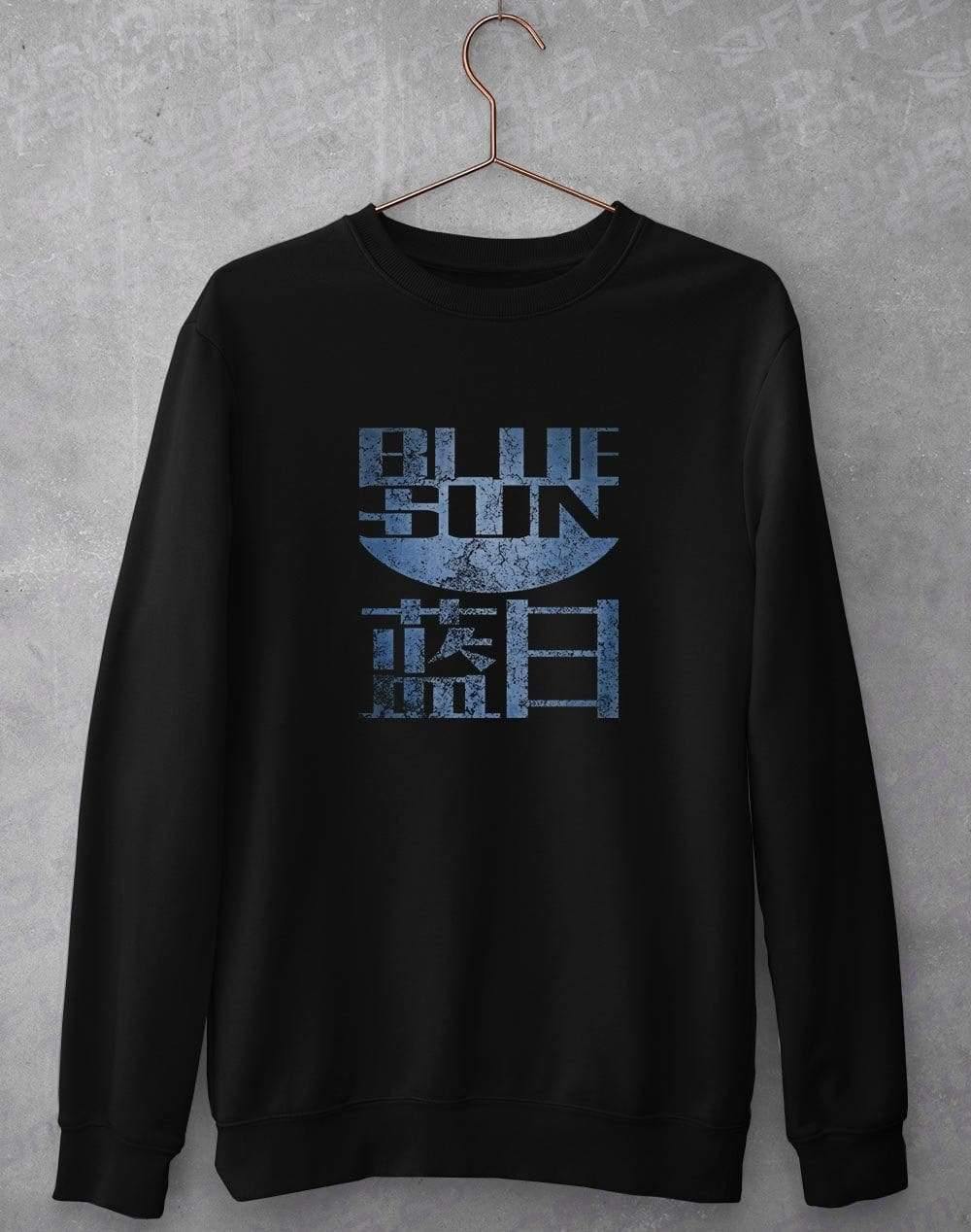 Blue Sun Sweatshirt S / Black  - Off World Tees