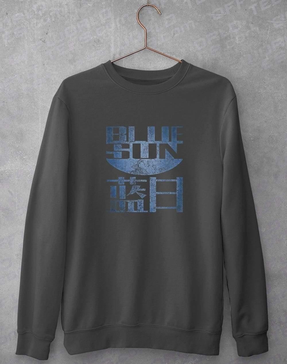 Blue Sun Sweatshirt S / Charcoal  - Off World Tees