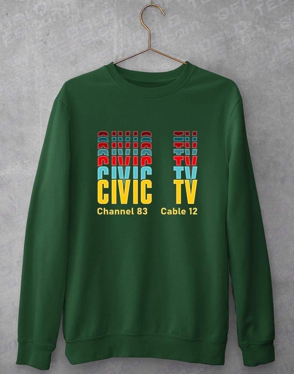 Civic TV Sweatshirt S / Bottle  - Off World Tees