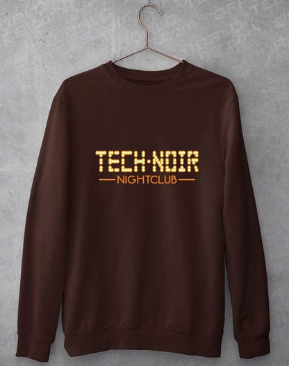 Club Tech Noir Sweatshirt S / Chocolate  - Off World Tees