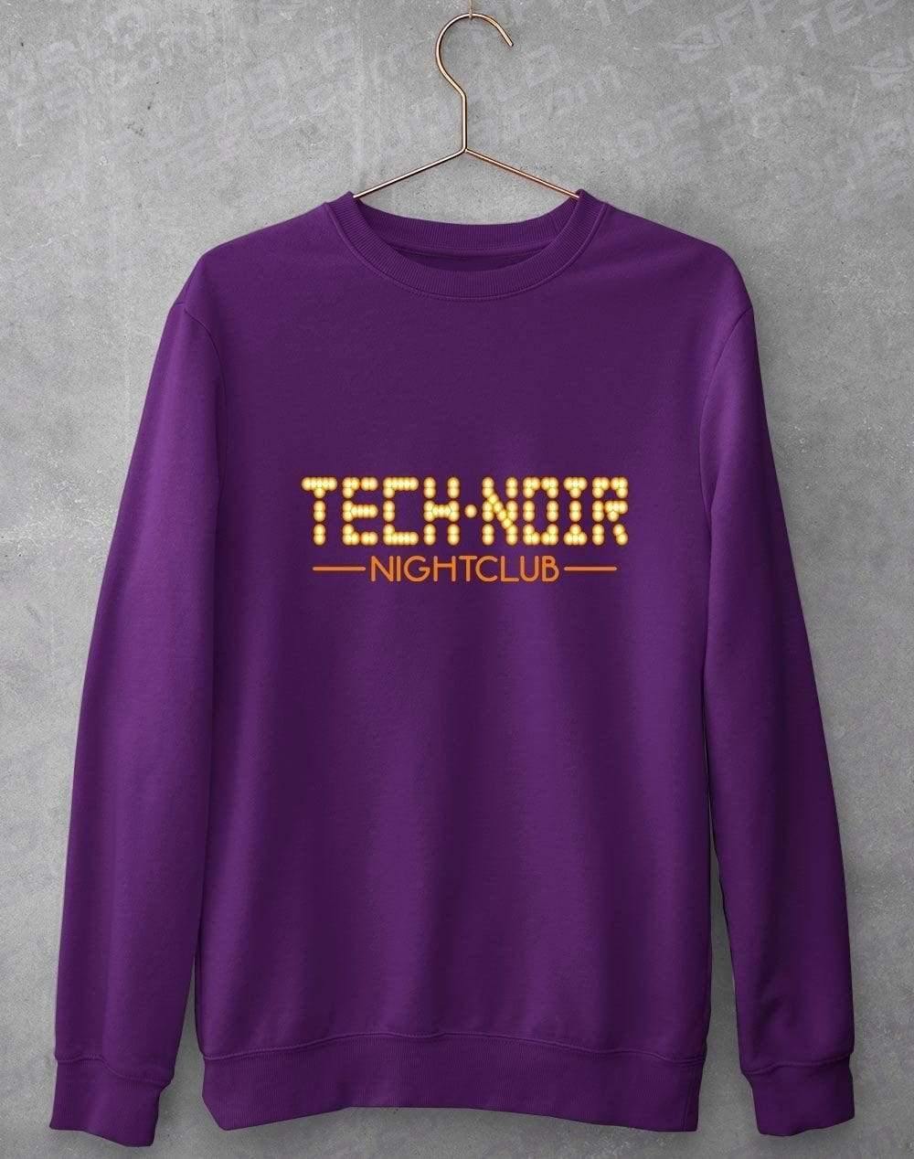 Club Tech Noir Sweatshirt S / Purple  - Off World Tees