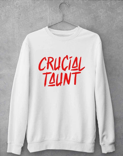 Crucial Taunt Sweatshirt S / Arctic White  - Off World Tees