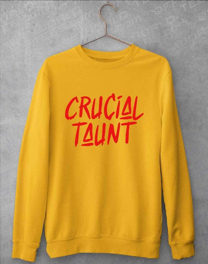 Crucial Taunt Sweatshirt S / Gold  - Off World Tees